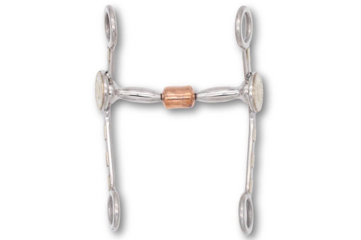Czanka Western ze srebrnym Concho i Copper Roller