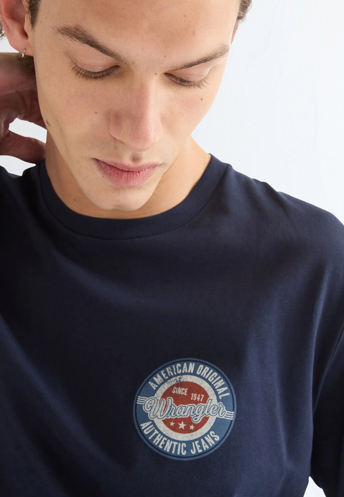 T-shirt Wrangler Dark Sapphire American Tee
