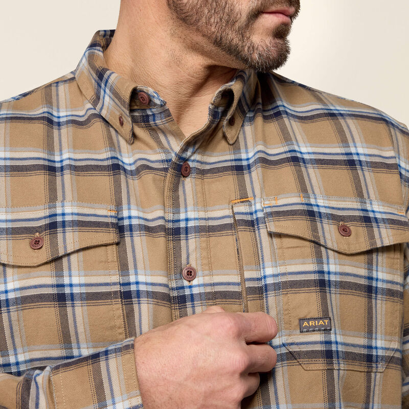 Koszula Męska Western Work Shirt DuraStretch Sand Plaid