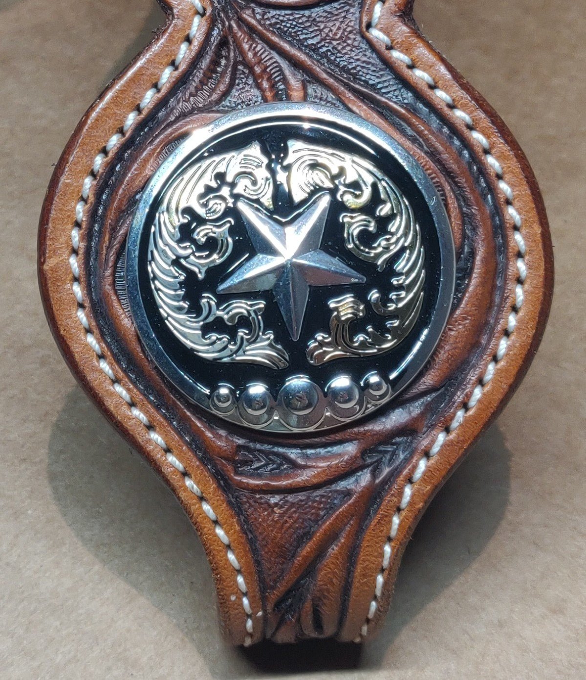 Concho Star with Gold