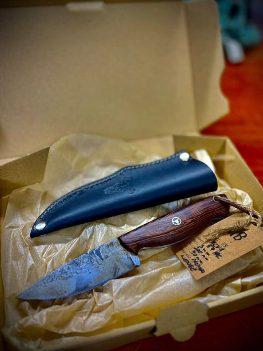 Ręcznie kuty nóż Wenge Vintage