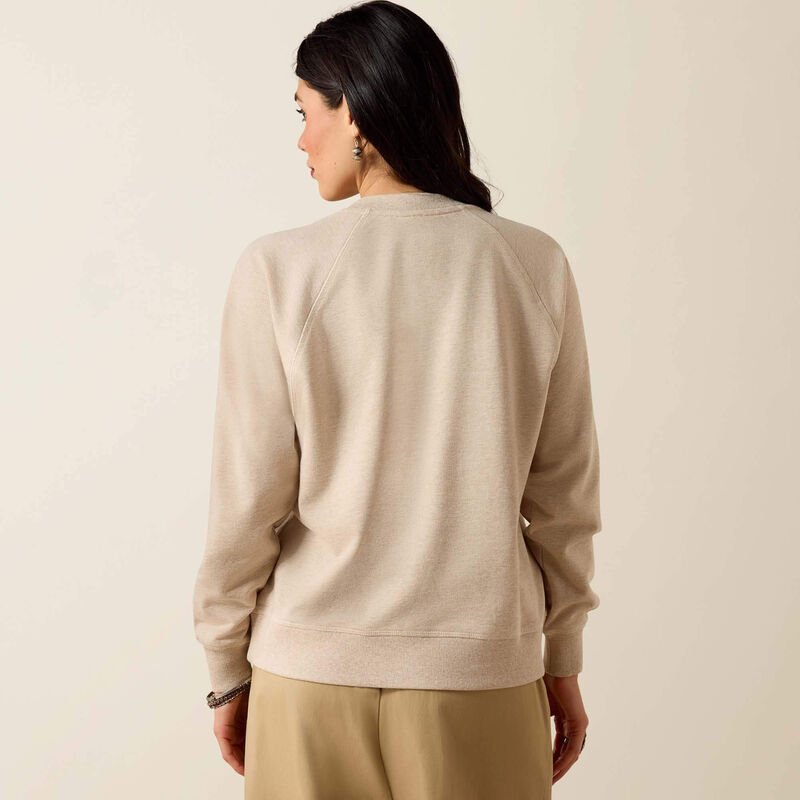 Bluza Ariat Victoria Sweatshirt  KHAKI HEATHER