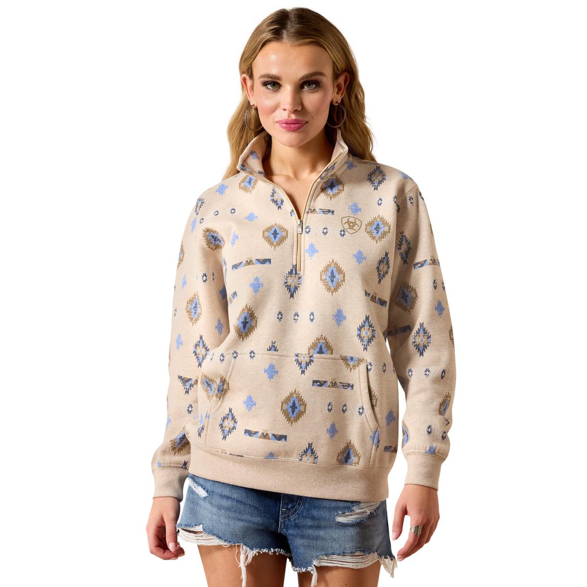 Bluza Ariat Zip 1/2 Sapphire