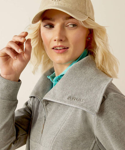 Bluza damska Ariat Fern 1/2 Zip -Heather Grey