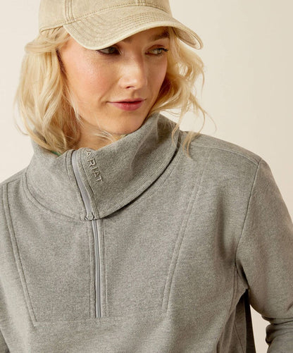 Bluza damska Ariat Fern 1/2 Zip -Heather Grey