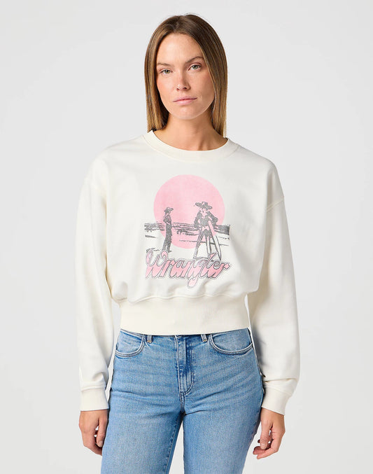Bluza damska Relaxed Sweatshirt - Vintage White