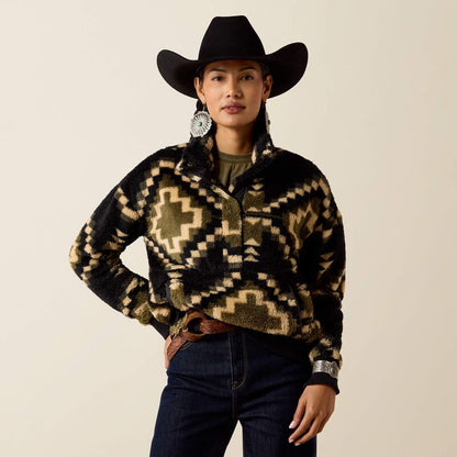 Bluza Polarowa Ariat Berber Sweatshirt Black Olive