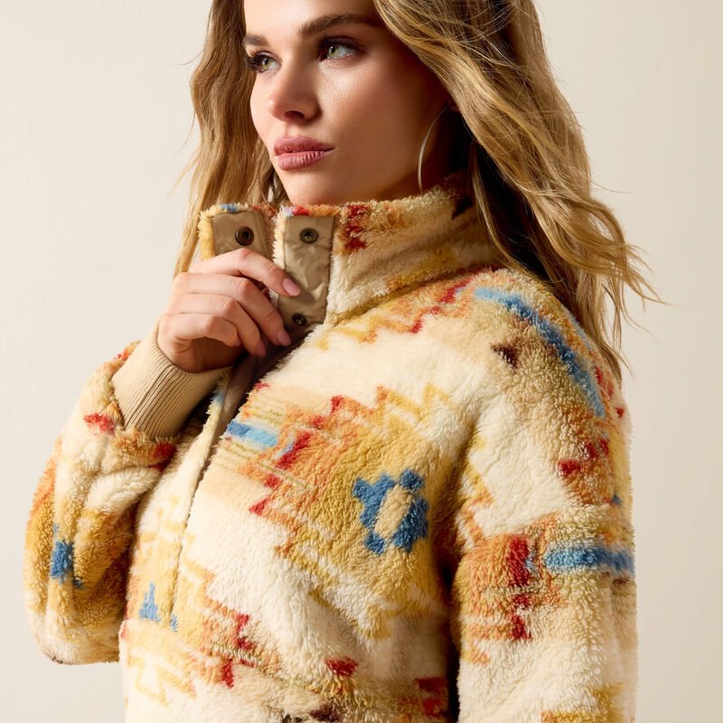 Bluza Polarowa Ariat Berber Sweatshirt Sand Sunset