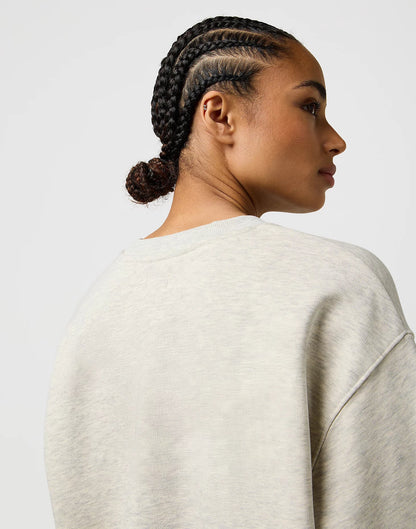 Bluza Wrangler Oversized Sweat - Oat Mele