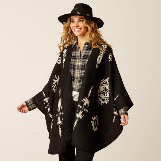 Damskie Poncho Ariat Delta