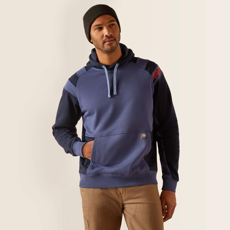 Bluza Ariat Rebar Workman Colorblock Logo Hoodie