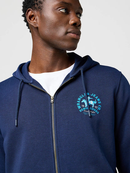 Bluza męska Wrangler Hoodie Navy