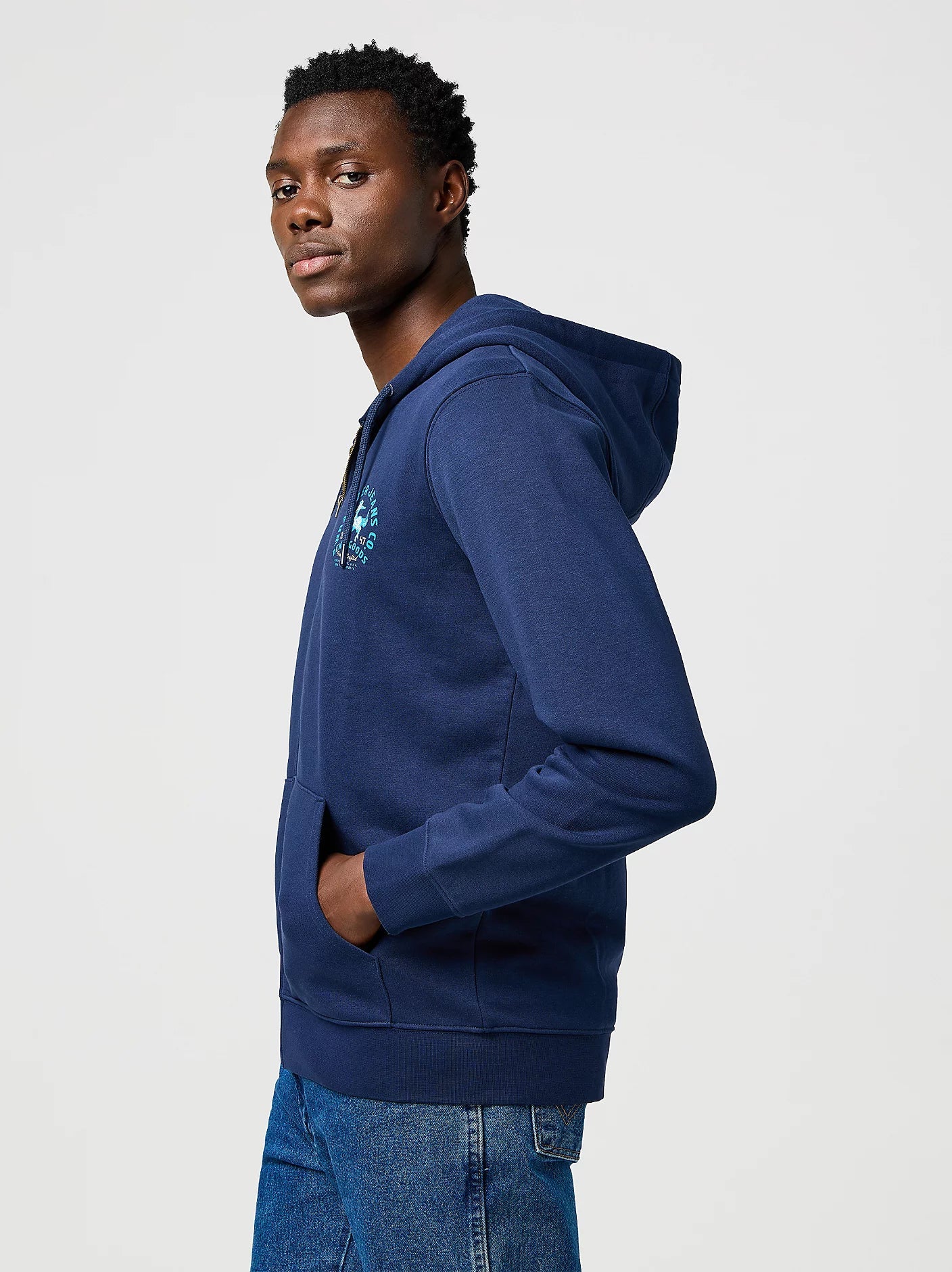 Bluza męska Wrangler Hoodie Navy