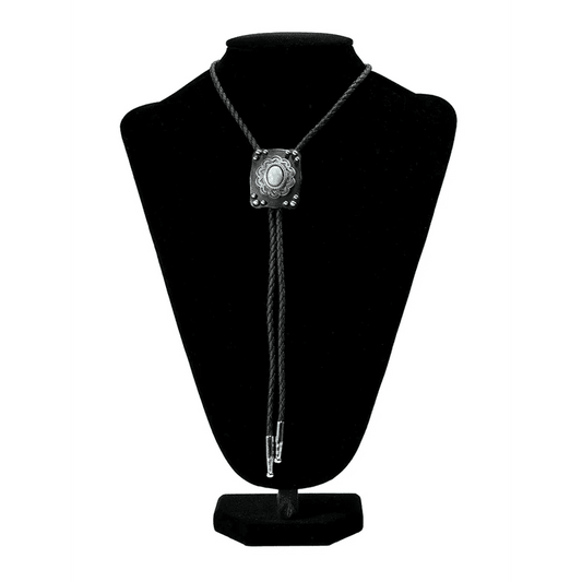 Bolo Double S Dark Antique Turquoise