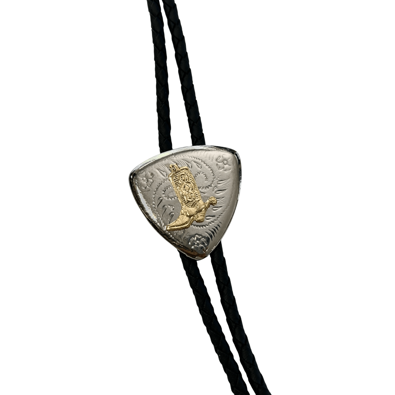 Bolo Gold Boot Silver Triangle