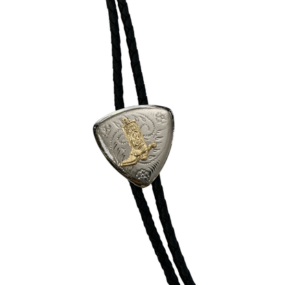 Bolo Gold Boot Silver Triangle