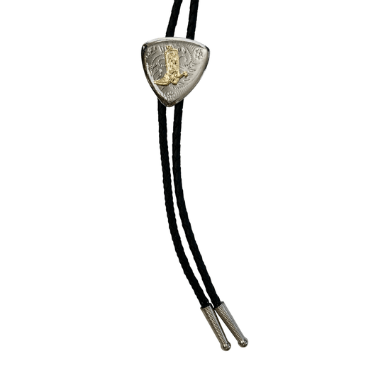 Bolo Gold Boot Silver Triangle
