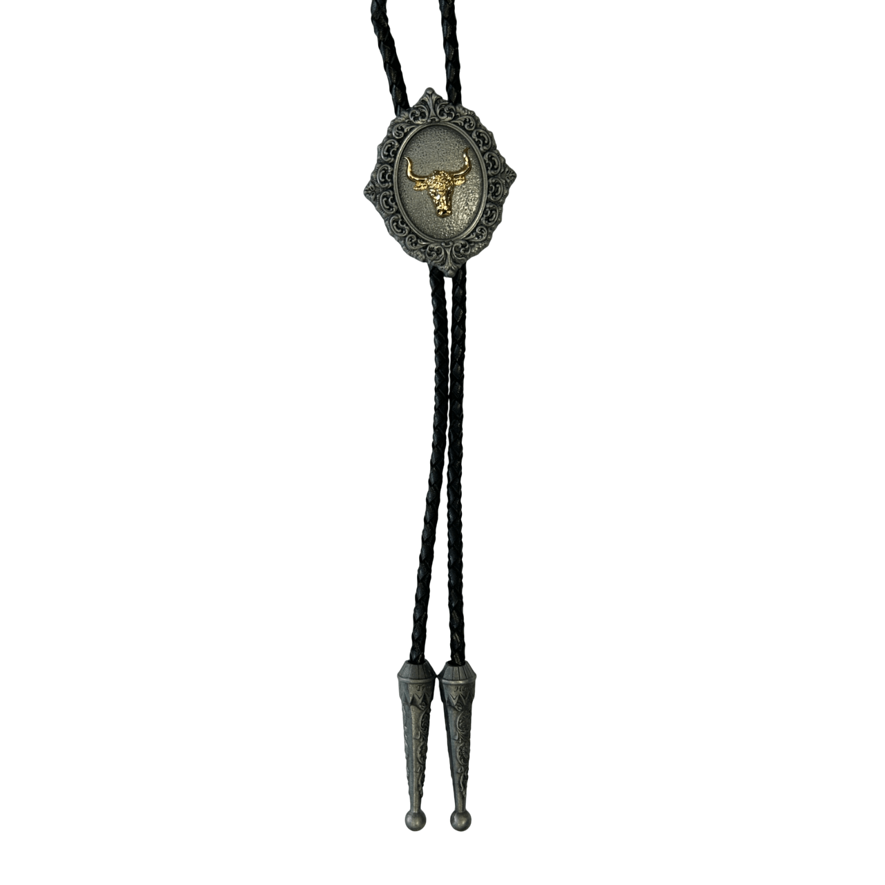 Bolo Tie Western Golden Longhorn