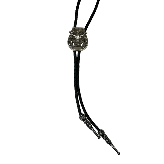 Bolo Tie Western Horseshoe