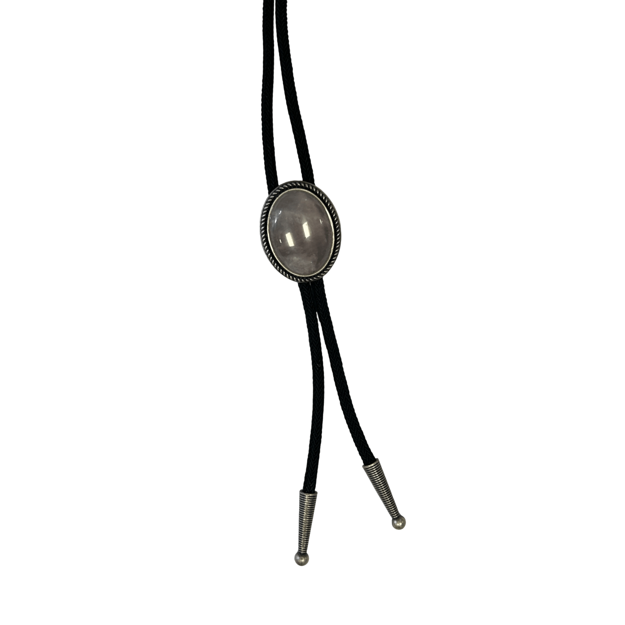 Bolo Tie Western Rose Quartz