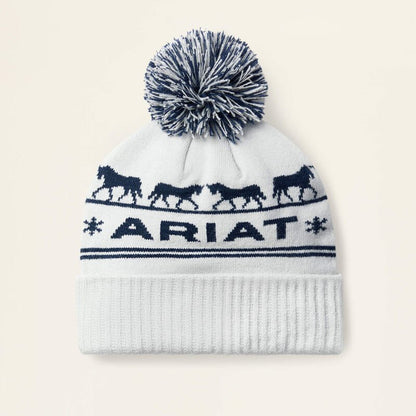 Czapka Ariat Apres Ski Beanie Off White