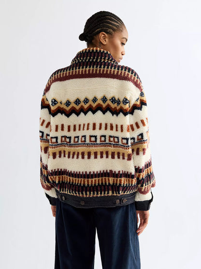 Kurtka damska Wrangler Relaxed Sherpa Trucker Jacket