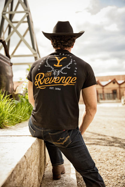 Koszulka Stars&Stripes Yellowstone For Revenge black