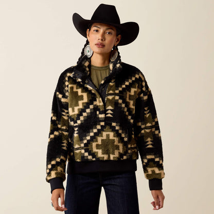 Bluza Polarowa Ariat Berber Sweatshirt Black Olive