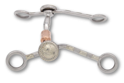 Czanka Western ze srebrnym Concho i Copper Roller