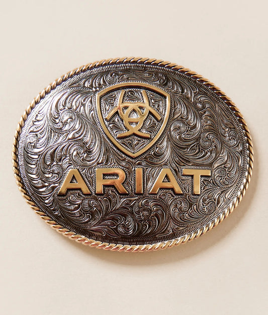 Klamra Ariat Large Oval Rope Edge