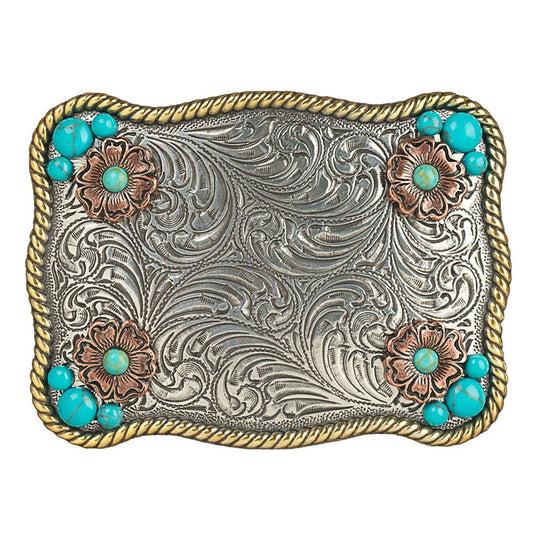 Klamra Blazin Roxx® Flower Accent Turquoise Stone