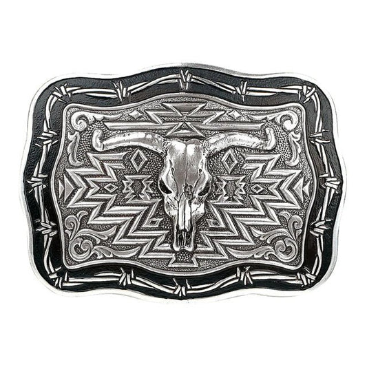 Klamra Crumrine Vintage Steer Skull Buckle
