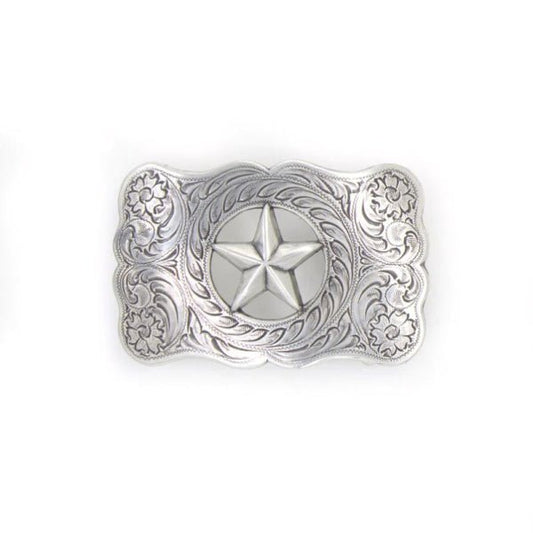 Klamra do paska grawerowna Star Silver
