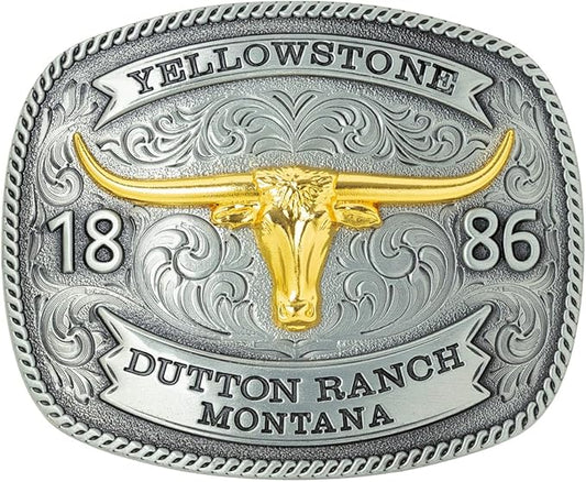 Klamra do paska Yellowstone Longhorne