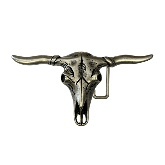 Klamra Longhorn Skull Western Style