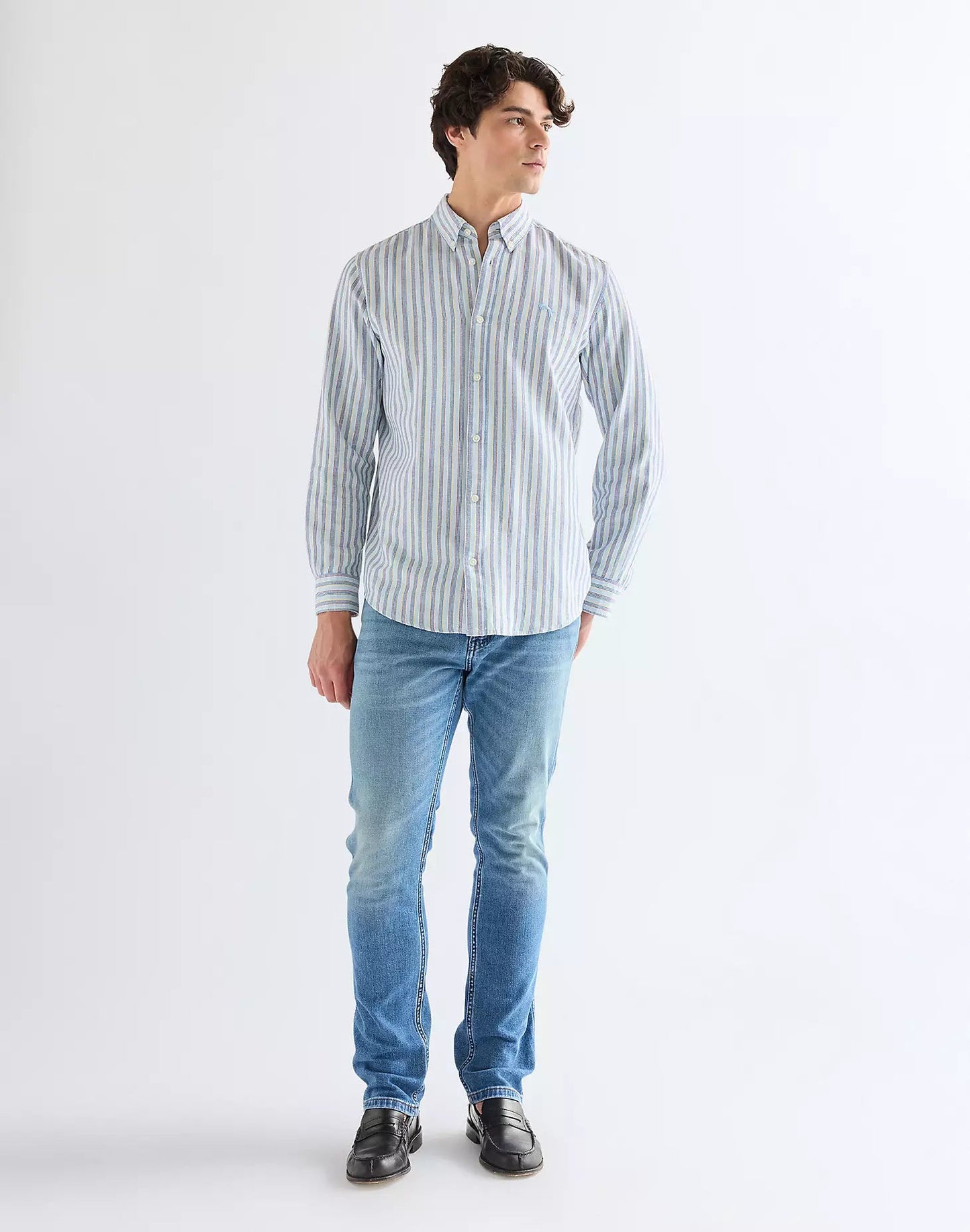 Koszula Wrangler Regular Oxford Blue Multi