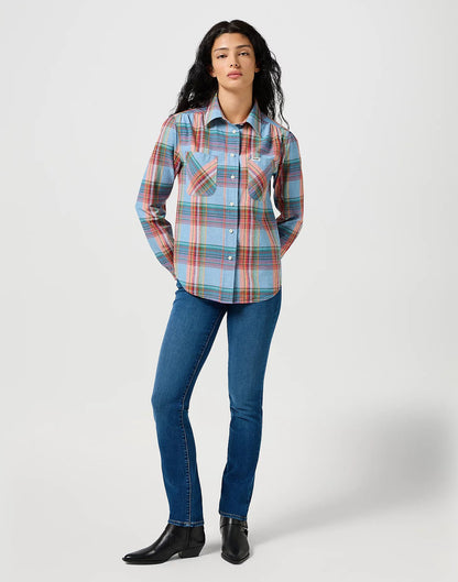 Koszula Damska Femme Western Shirt in Indigo