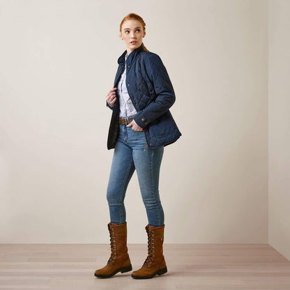 Koszula Damska Muir Blue Jacquard