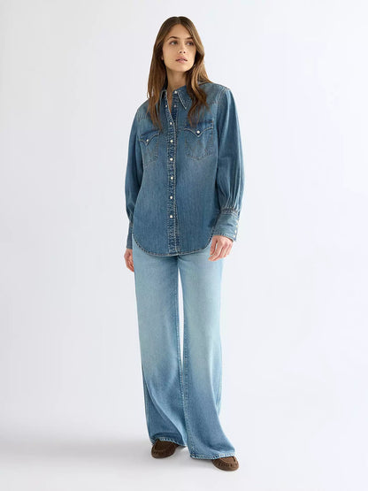 Koszula Damska Wrangler Relaxed Exaggerated Western