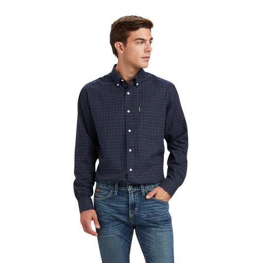 Koszula Ariat Clement Navy Tattersall
