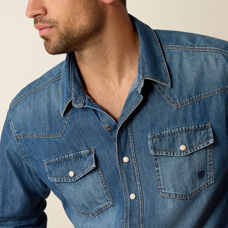 Koszula męska Ariat Denim Retro Fit Shirt