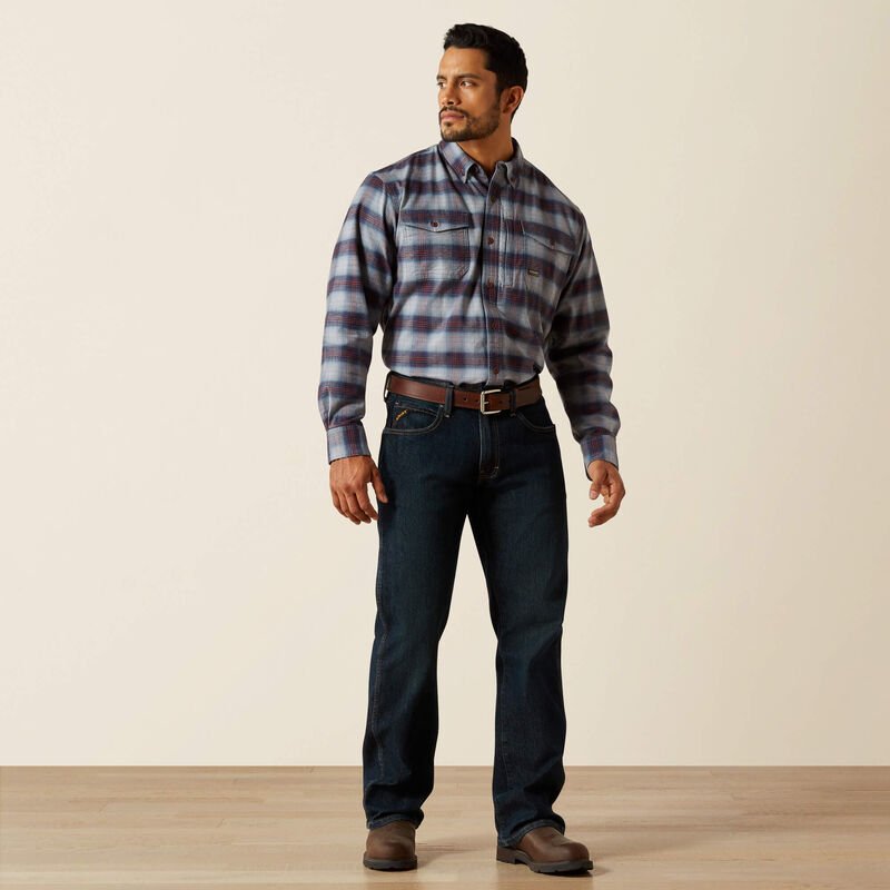 Koszula męska ARIAT Rebar Flannel DuraStretch Work Shirt