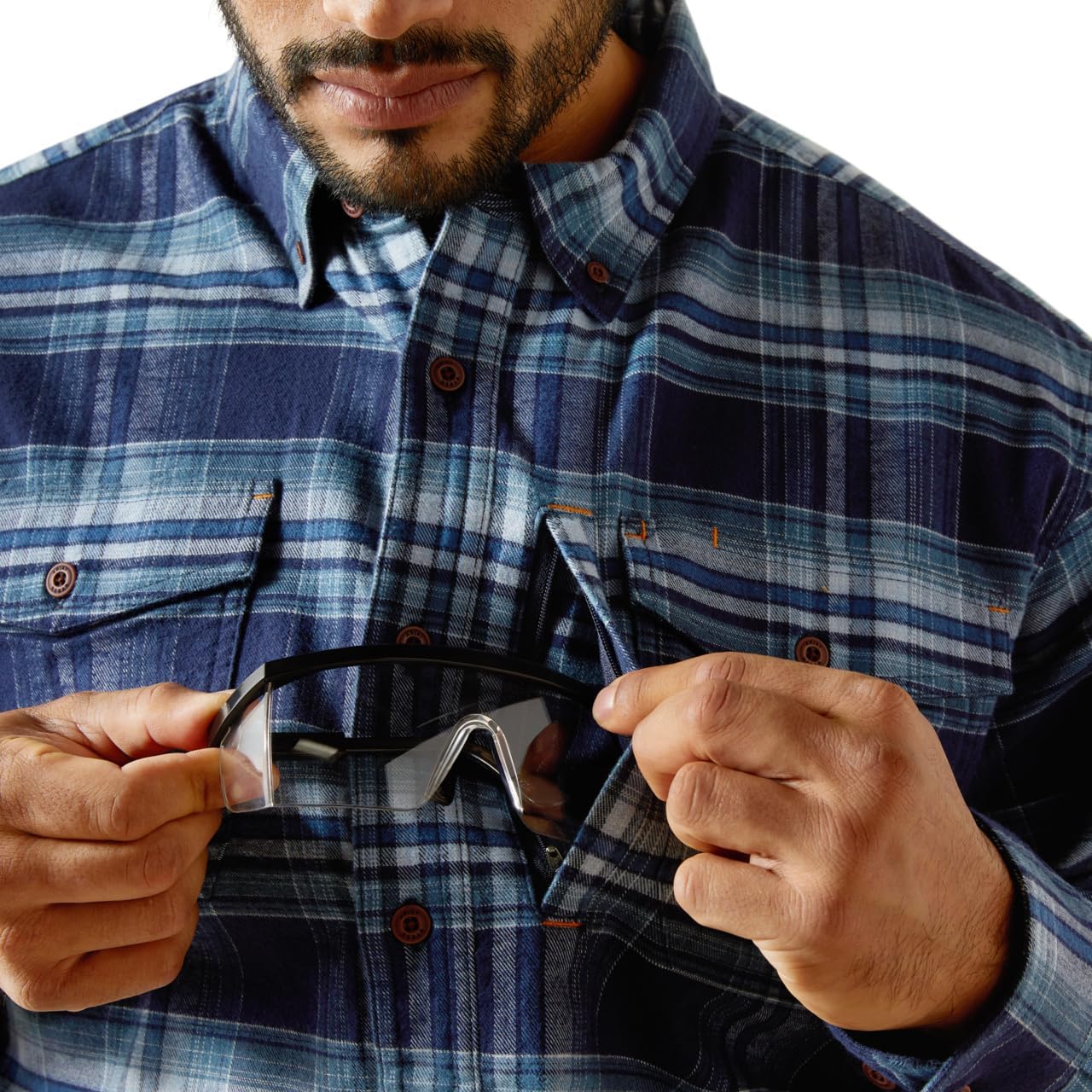 Koszula męska ARIAT Rebar Flannel DuraStretch Work Shirt