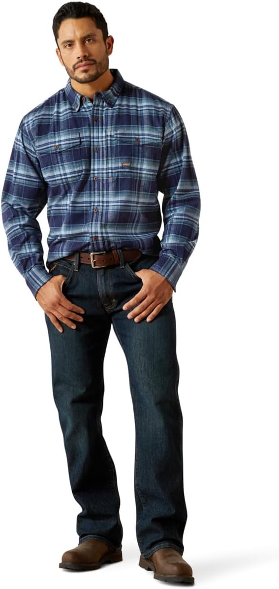 Koszula męska ARIAT Rebar Flannel DuraStretch Work Shirt