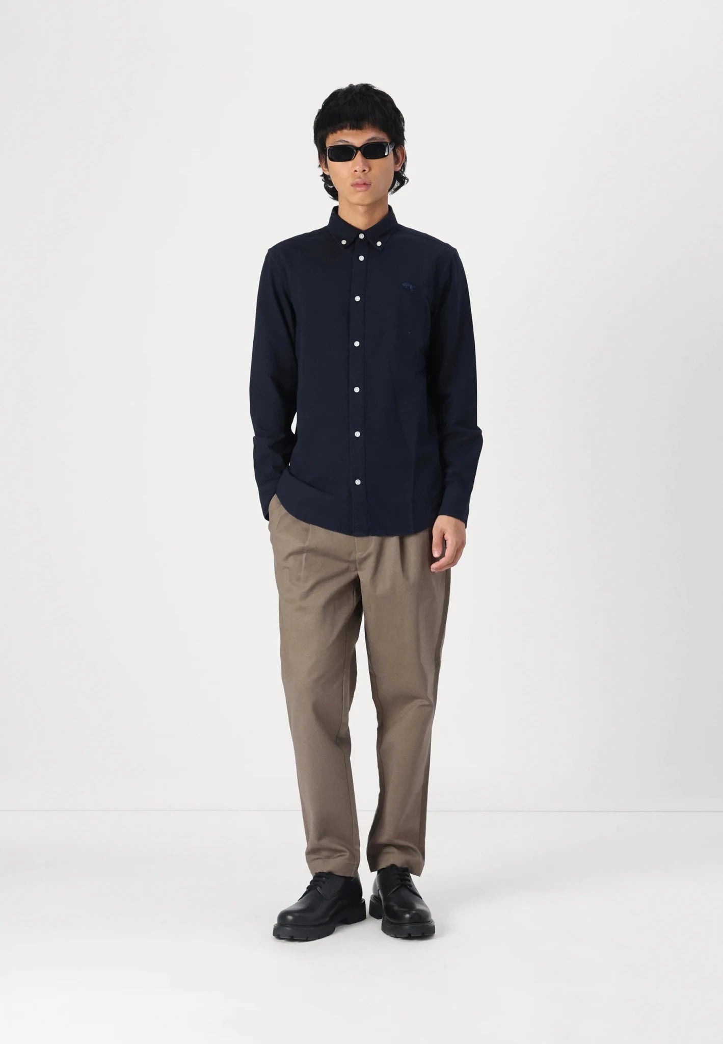 Koszula męska Wrangler Oxford Black