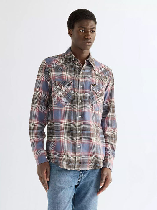 Koszula męska Wrangler Regular Western Shirt Soft Brown