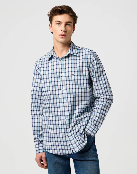 Koszula Wrangler Regular Pocket Blue