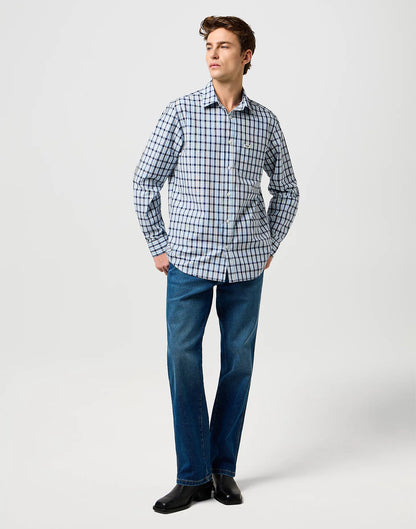 Koszula Wrangler Regular Pocket Blue