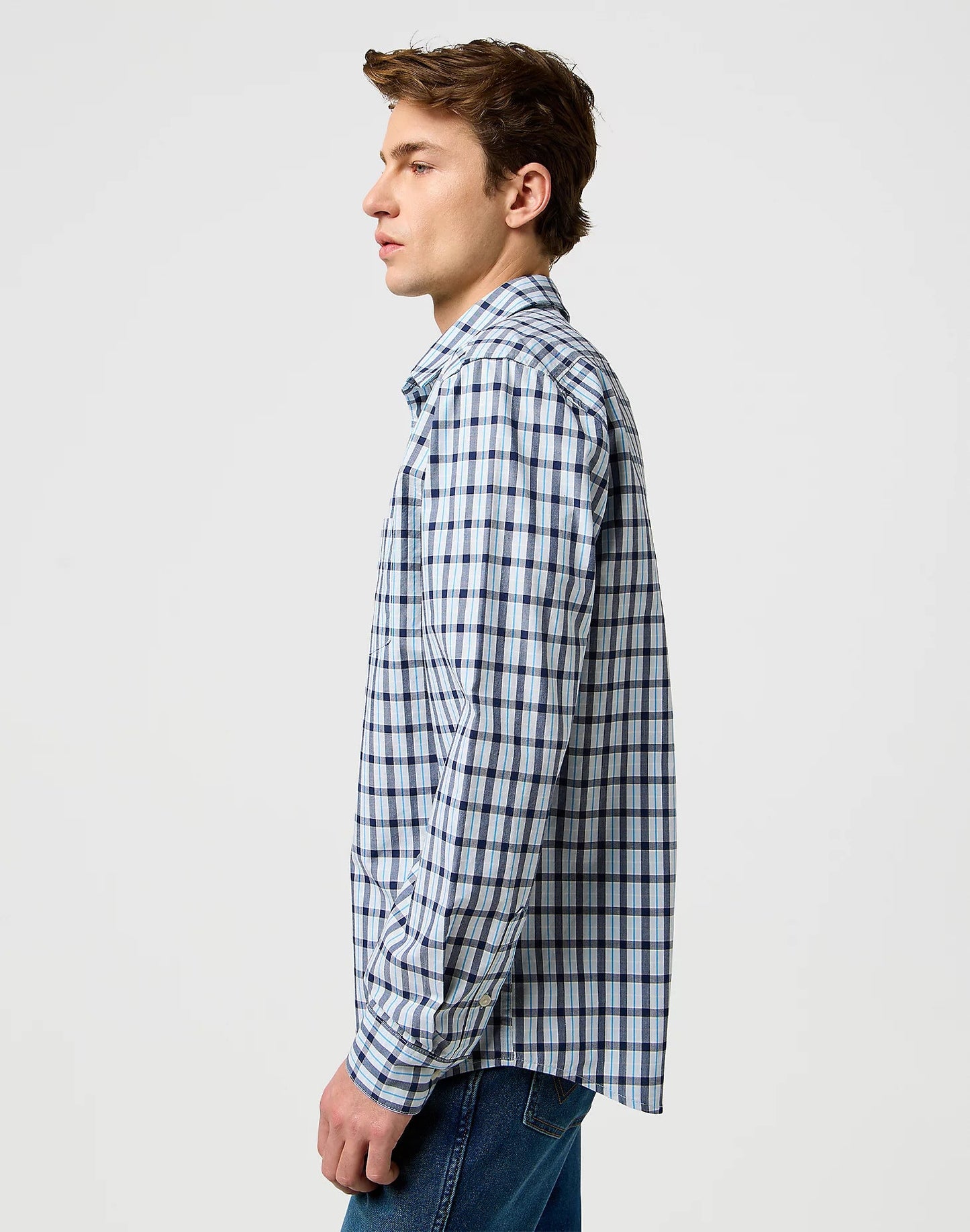 Koszula Wrangler Regular Pocket Blue