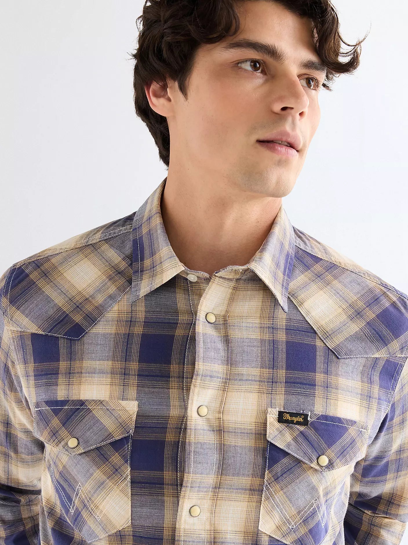 Koszula Wrangler Regular Western Indigo